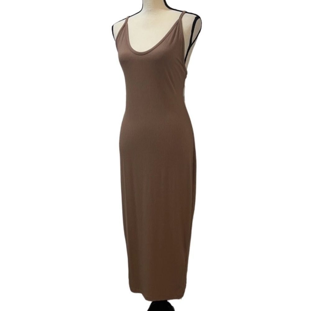 FTF Ribbed Knit Midi Dress & Cardigan Set - Picture 9 of 16